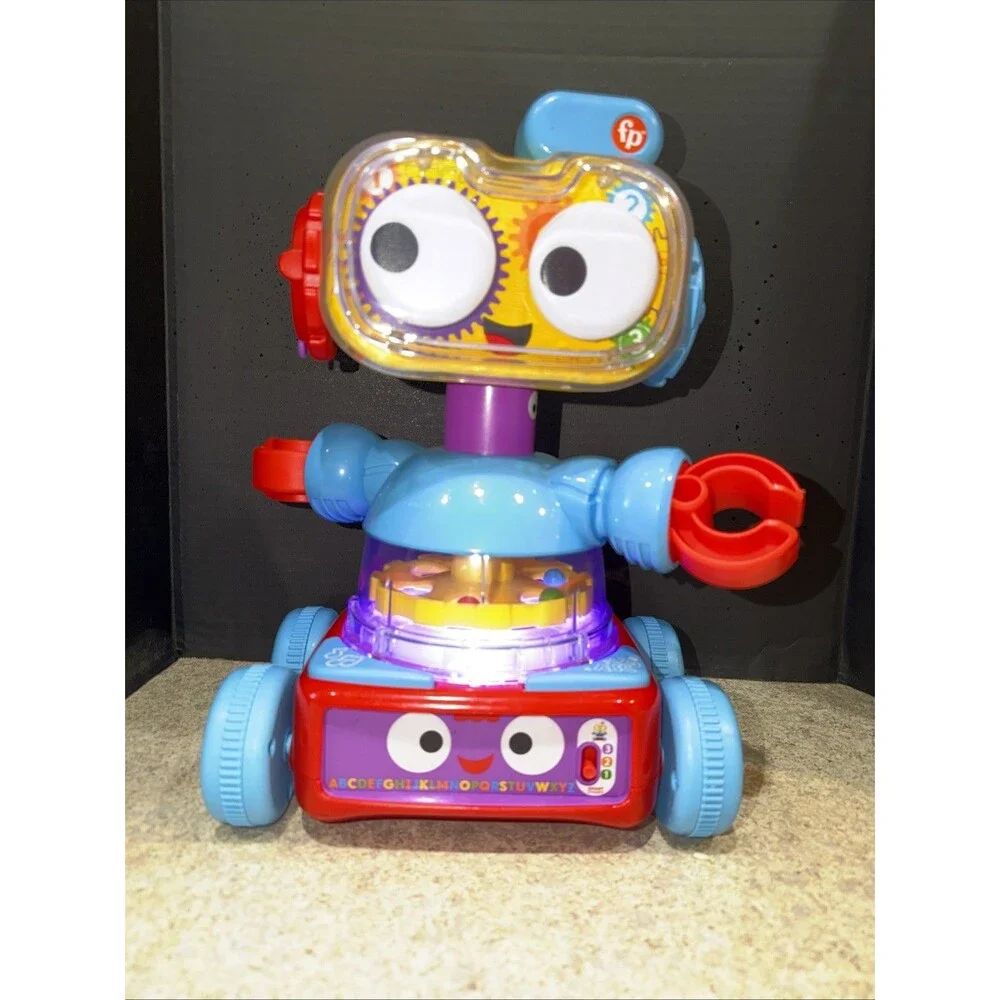 Fisher-Price Baby Learning 4-in -1 Toy Robot w/ Lights Music & Smart Stages